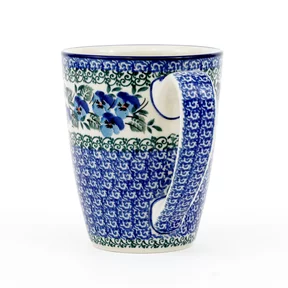 Kubek ceramiczny D60 0,65l <br> 2273X Kobaltowe bratki